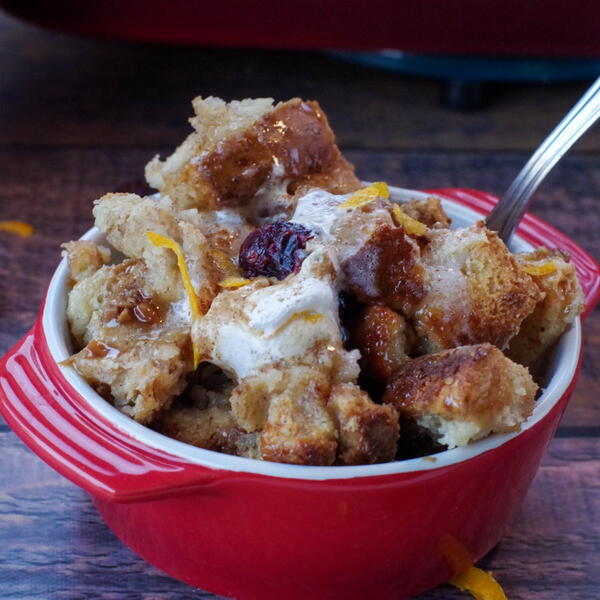 Cranberry Toffee Bread Pudding