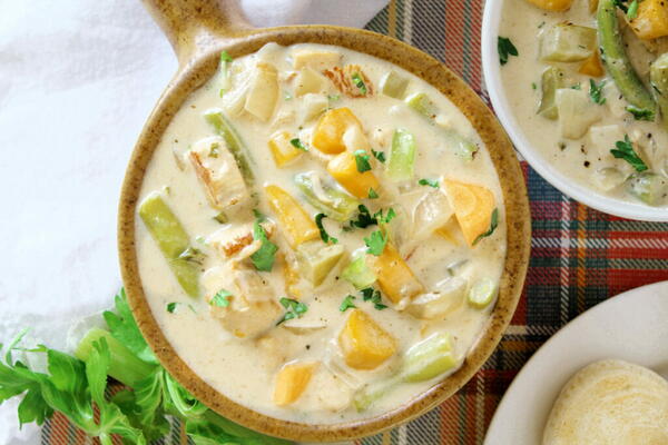 Creamy Chicken Pot Pie Soup