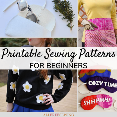 40 Printable Sewing Patterns for Beginners