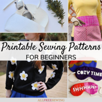 40+ Printable Sewing Patterns for Beginners