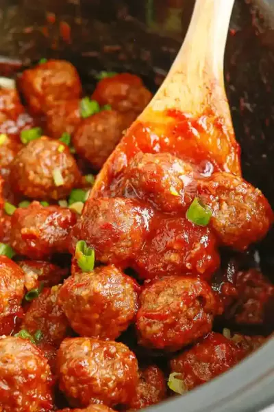 Slow Cooker Cranberry Meatballs