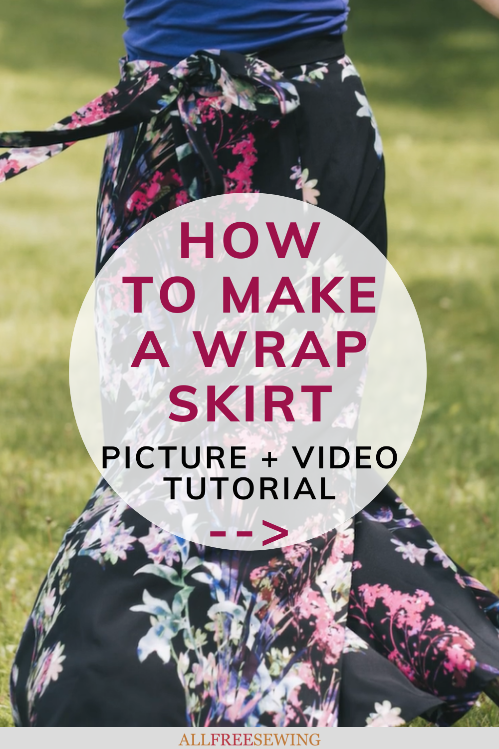 How to Make a Wrap Skirt + Free Long Wrap Skirt Patterns ...