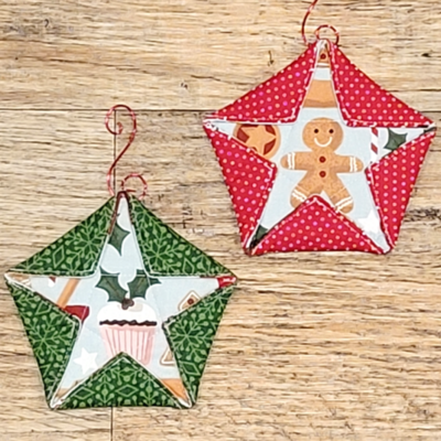 Pentagon Star Ornaments