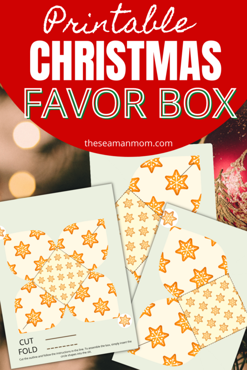 Printable Box Template For Christmas