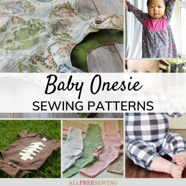 18 Baby Onesie Sewing Patterns (The Cutest Ever!) | AllFreeSewing.com onesie-sewing-pattern-for-babies-height-68-92-do-it-yourself
