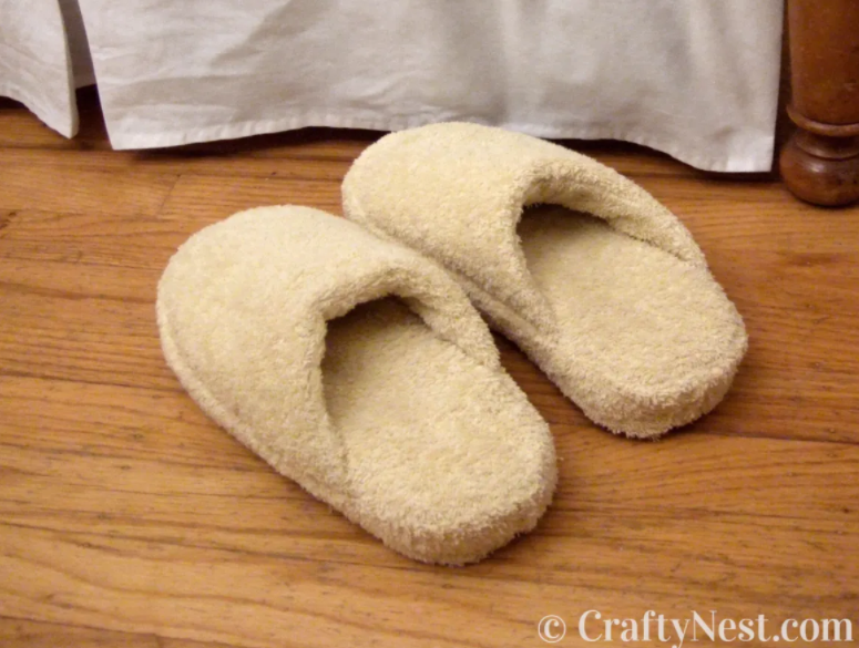 Bath Towel Spa Slippers AllFreeSewing