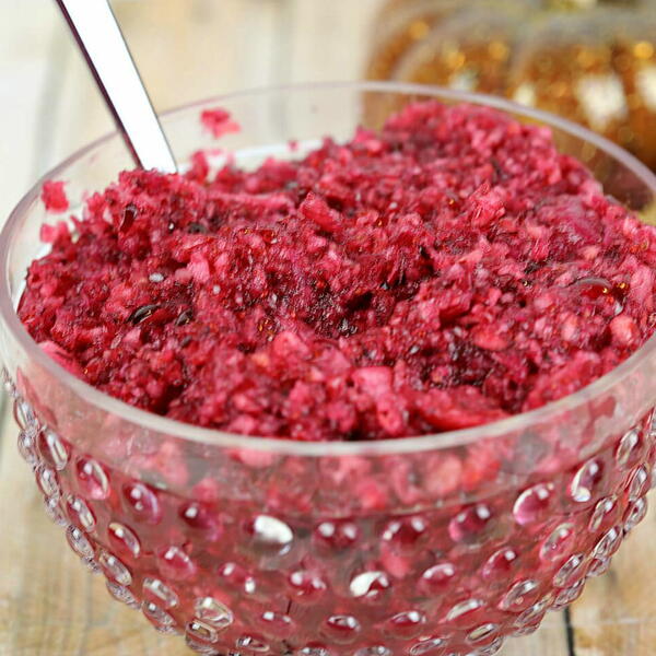 Fresh Cranberry Orange Relish