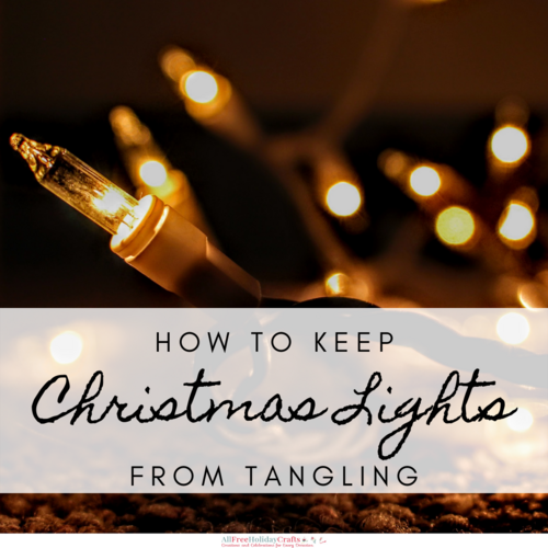 How to Keep Christmas Lights from Tangling