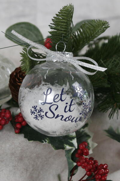 Let It Snow Christmas Ornament