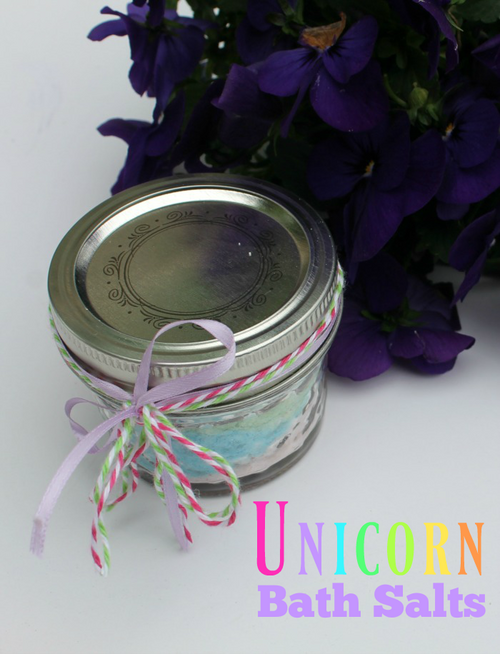 Learn How To Make These Diy Unicorn Bath Salts!