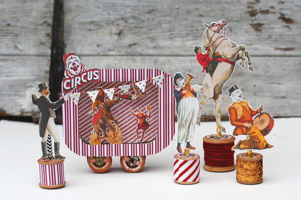 Vintage Circus Ornaments And Decorations