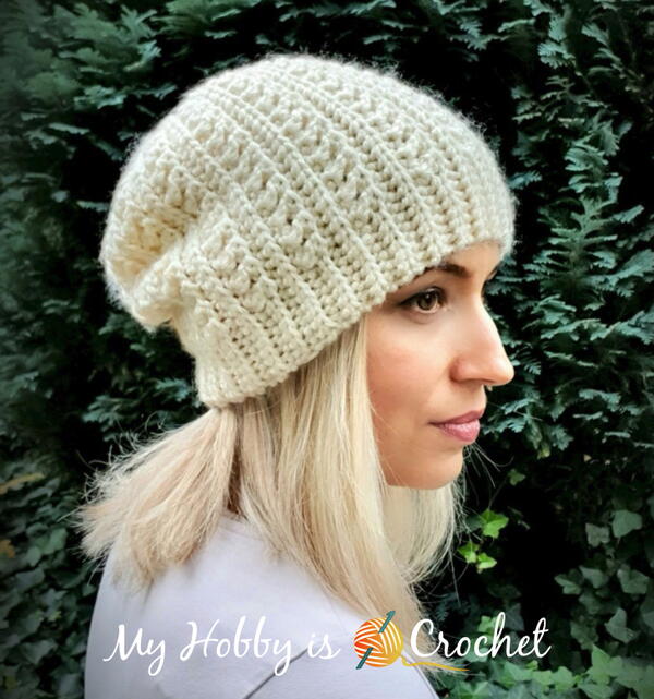 Bex Hat Crochet Pattern (knit-look)