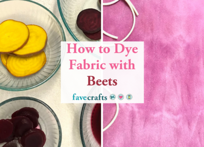 How to Dye Fabric with Beets