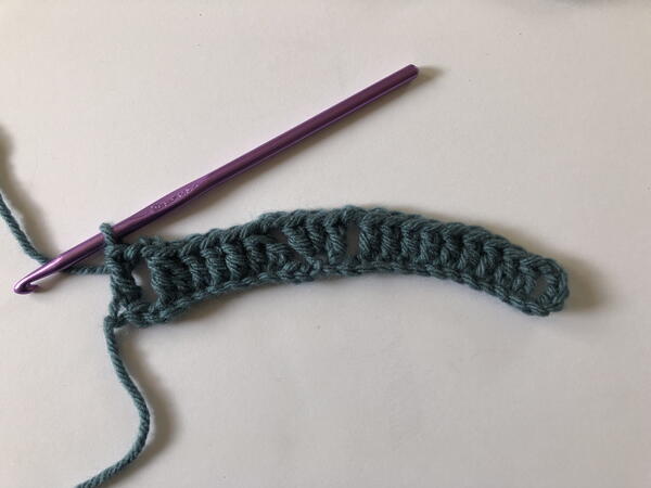 Crochet Leaf Stitch 3