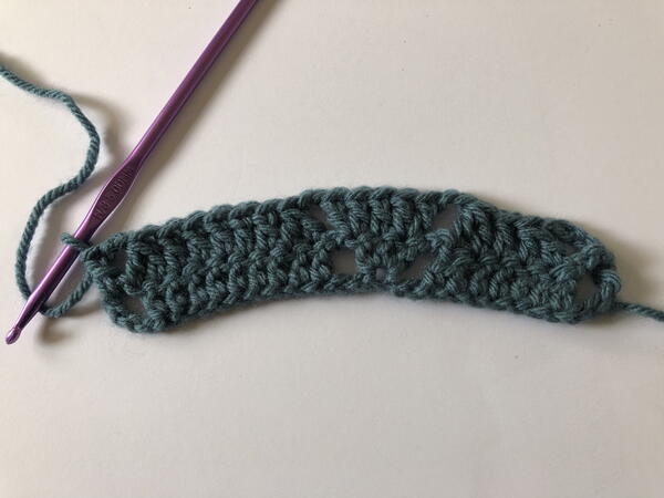 Crochet Leaf Stitch 4