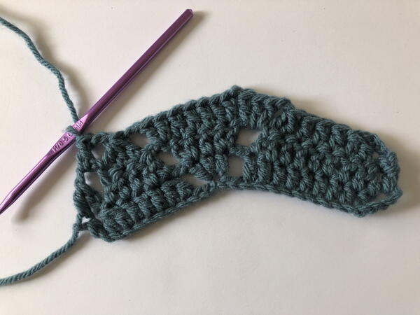 Crochet Leaf Stitch 5
