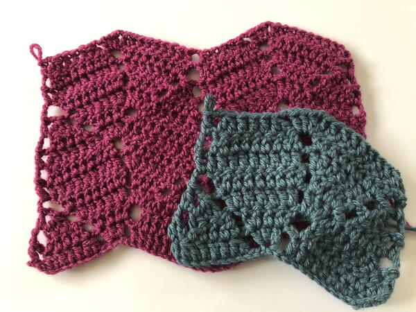 Crochet Leaf Stitch 1