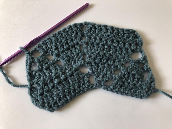 Crochet Leaf Stitch 8