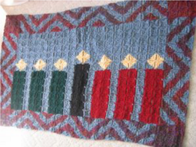 DIY Blanket Pattern for Kwanzaa