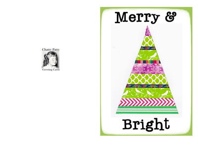 Free Printable Washi Tape Christmas Card