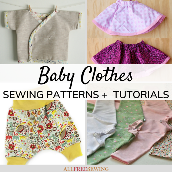 18+ DIY Baby Clothes to Sew (Free!) | AllFreeSewing.com 36-free-printable-sewing-patterns-for-kids-babies-toddlers