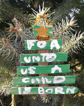 Popsicle Stick Christmas Tree