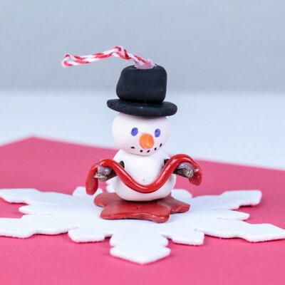 Snowman Slime Ornament