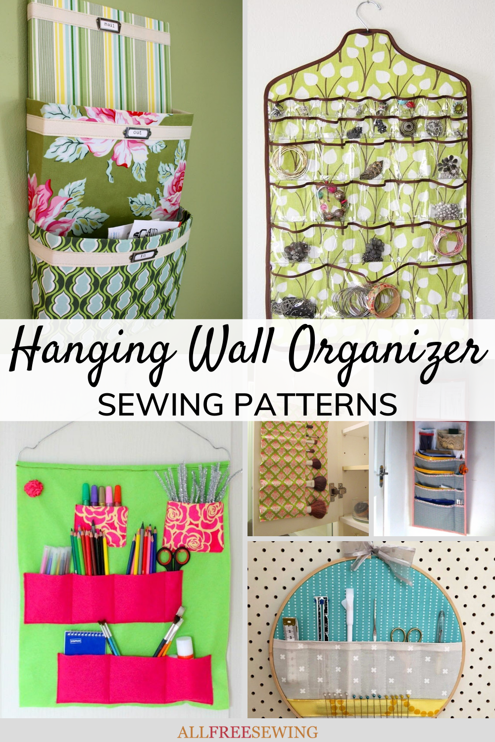 20+ Pocket & Hanging Wall Organizer Patterns