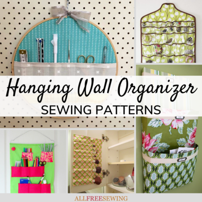 20+ Pocket & Hanging Wall Organizer Patterns