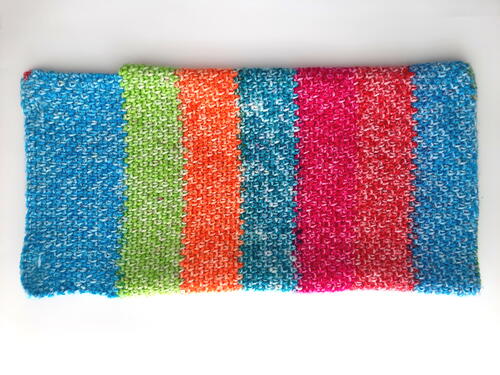 Linen Stitch Crochet Laptop Case