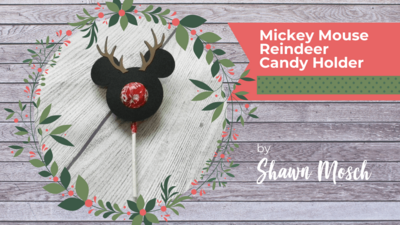 Mickey Mouse Reindeer Candy Holder