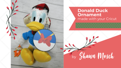 Donald Duck Inspired Christmas Ornament