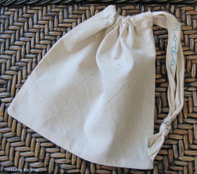Calico DIY Drawstring Bags