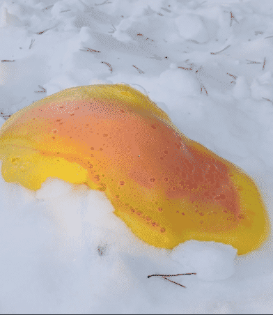 Color Changing Snow Volcano