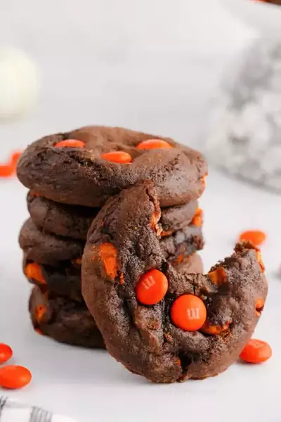 Fudgy Chocolate Cake Mix Cookies
