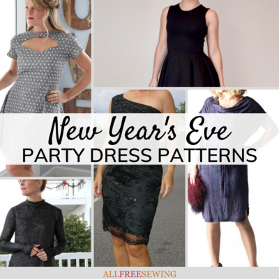 15 New Years Eve Party Dress Sewing Patterns