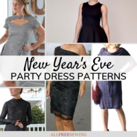 15+ New Year's Eve Party Dress Sewing Patterns