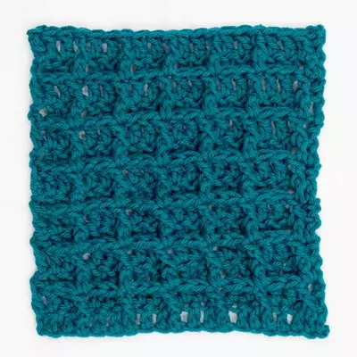 Waffle Stitch Crochet Tutorial