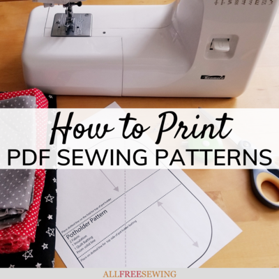 How to Print Sewing PDFs (+ Using and Storing Patterns) | AllFreeSewing.com