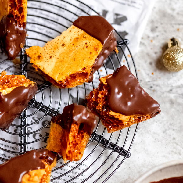 Easy 3 Ingredient Cinder Toffee