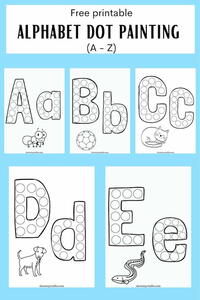 Alphabet Dot Marker Printables | FaveCrafts.com