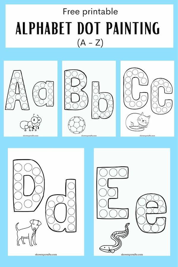 Alphabet Dot Marker Printables | FaveCrafts.com