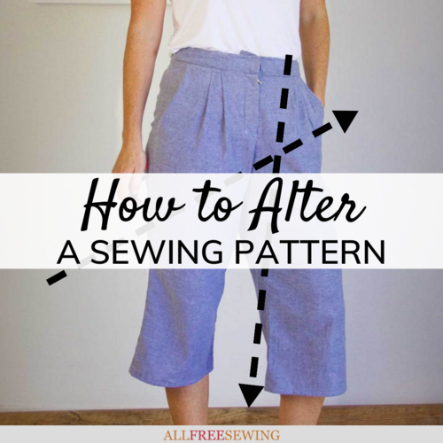 How to Alter a Sewing Pattern