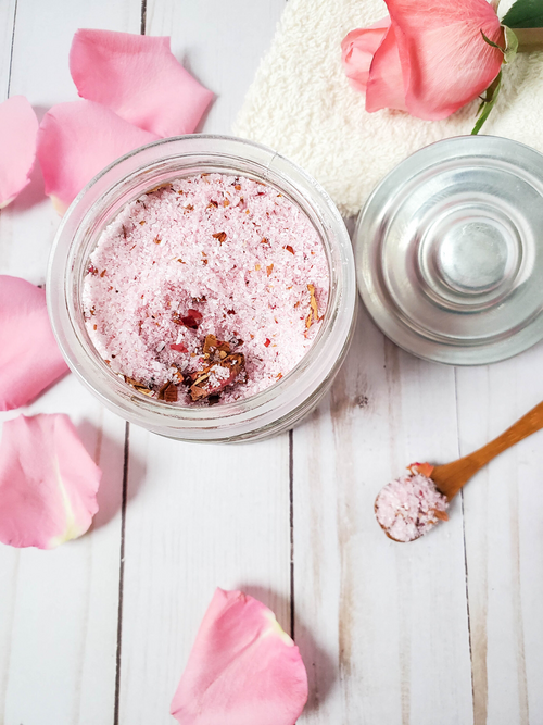 Bath Salts Recipe With Rose Petals