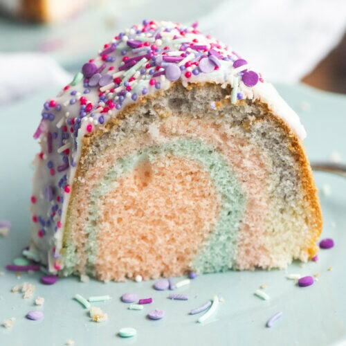 Unicorn Bundt Cake