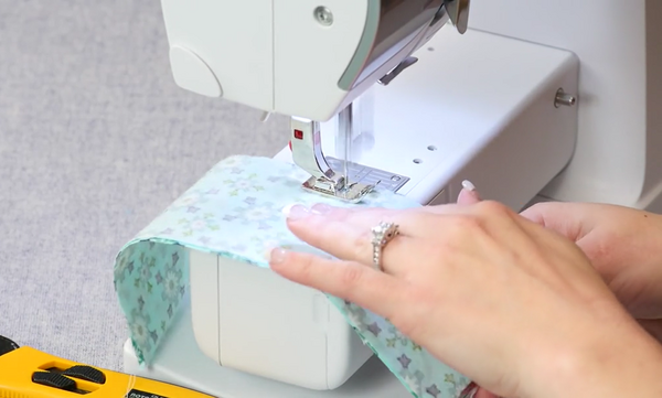 Sew together with a 1/2 inch seam allowance.