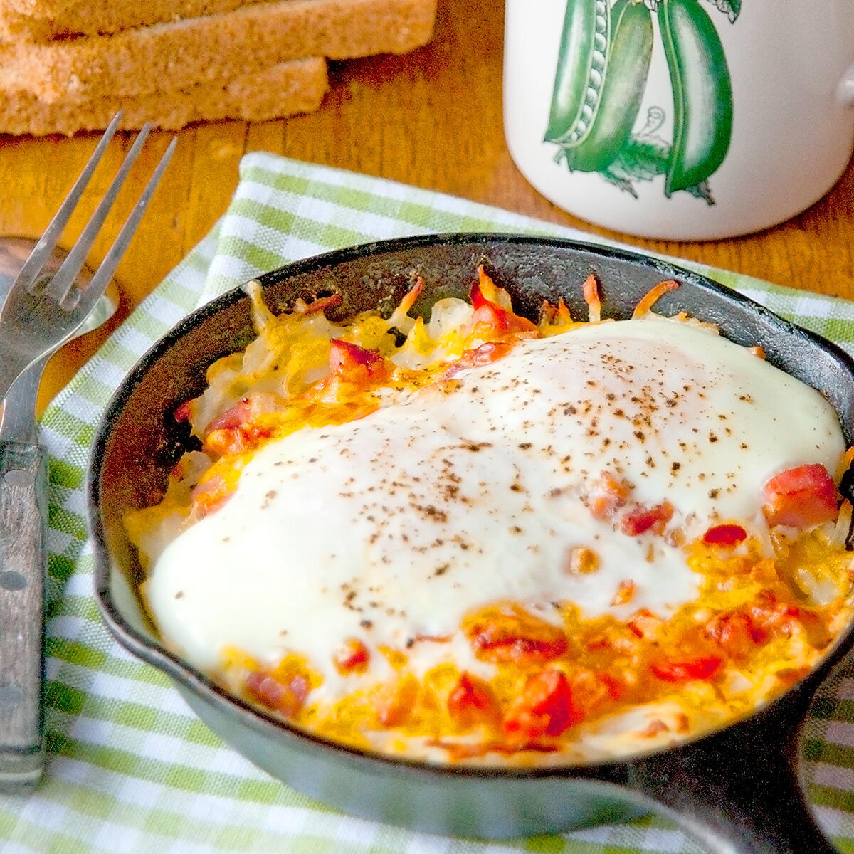 Hash Brown Omelet Skillets