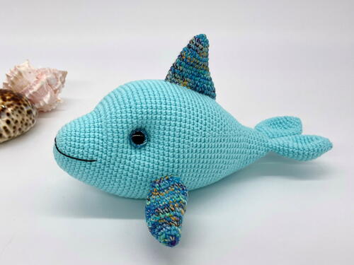Free Amigurumi Crochet Dolphin Pattern