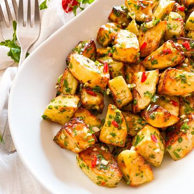 The Most Addictive Potatoes | Roasted Potatoes With Chimichurri Sauce