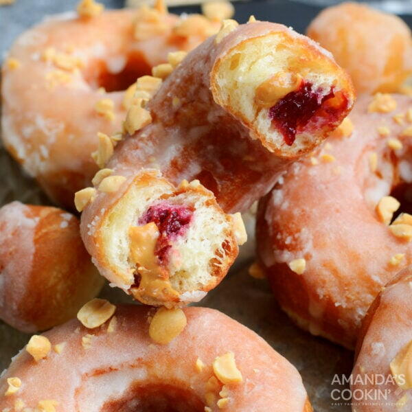Peanut Butter  Jelly Donuts